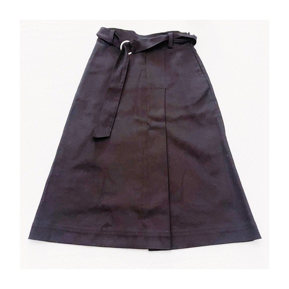 & Other Stories A Line Skirt Silver Accented belt sz4 - Picture 1 of 7
